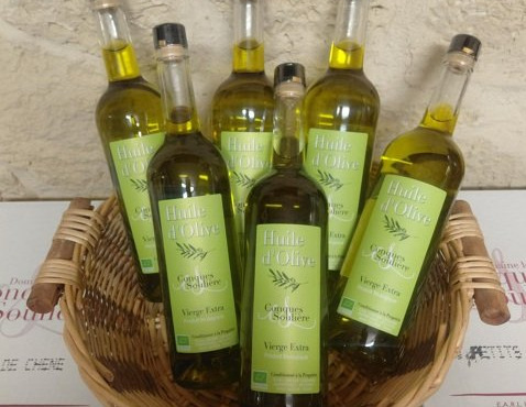 Domaine Les Conques Soulière - 6x bouteilles de 75 cl d' Huile d'olive Vierge Extra BIO - FR-BIO-16