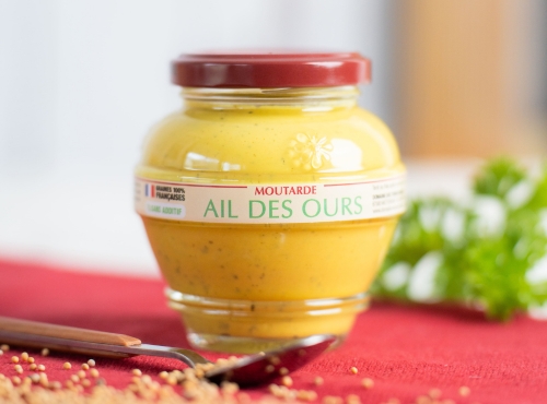 Domaine des Terres Rouges - Moutarde a l'ail des Ours 100 % graines Française Sans additif