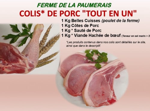 Ferme de la Paumerais - COLIS "TOUT EN UN" (x1) - 4 Kg