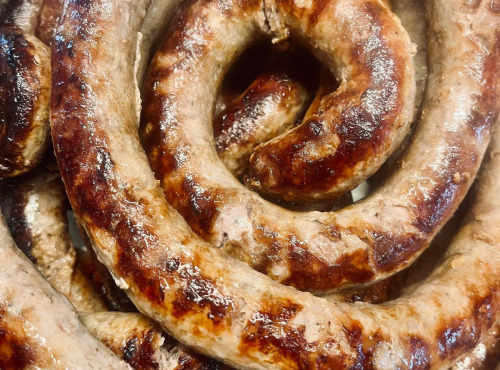 Maison Biau - [Précommande] Saucisse fraîche porc noir 500g