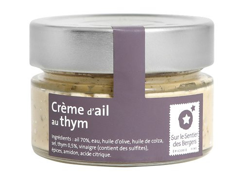 Le sentier des Bergers - Crème d'ail au thym