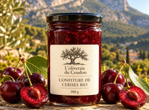 L'OLIVERAIE DU COUDON - CONFITURE DE CERISE BIO 300g