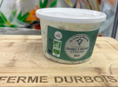 La Ferme Durbois - Fromage à tartiner ail et fines herbes 250g