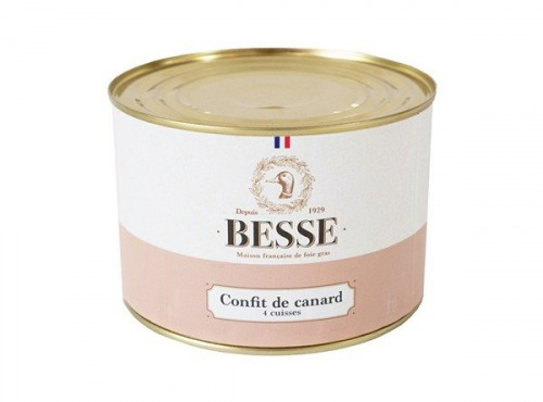 Foie Gras BESSE - 4 Cuisses de Confit de canard 1,5kg