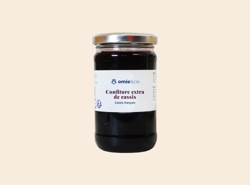 Omie - DESTOCKAGE - Confiture extra de cassis - 330 g