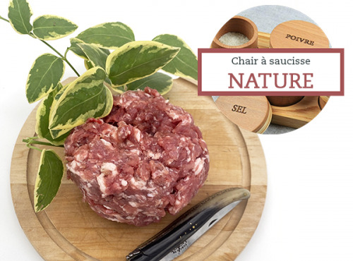 Cote2boeuf - [Précommande] Chair à saucisse nature sans nitrite