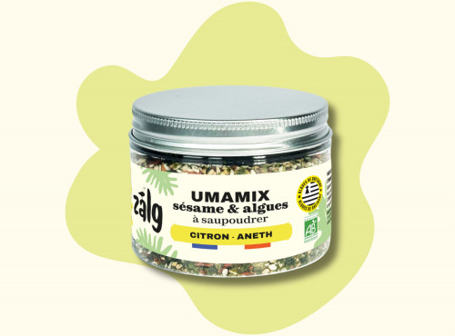 Zalg - UMAMIX : sésame & algues à saupoudrer - Citron & Aneth 50g