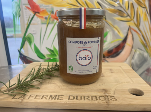La Ferme Durbois - Compote de Pommes Lisse 500g