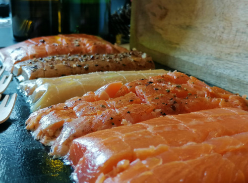 Fumaison Occitane - "L'Exceptionnelle", Planche de la mer spéciale poissons fumés - 1kg