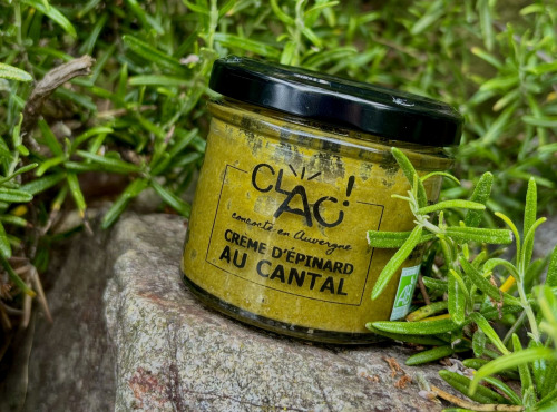 CLAC Conserverie - Crème d’Épinard au Cantal100g