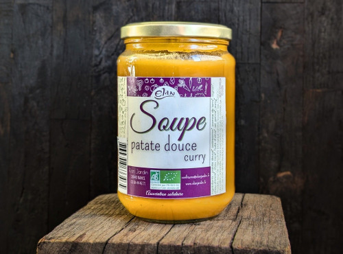 Elevage de Cochons en Forêt et Produits du Terroir Jurassien - Soupe Patate Douce et curry - 75cl