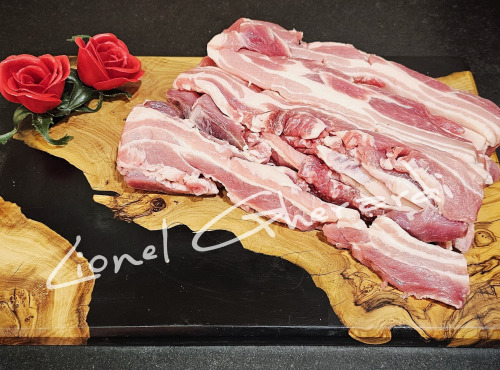 Boucherie Charcuterie Traiteur Lionel Ghérardi - Poitrine de Porc en tranches - 400g