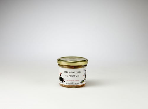Les foies gras du Ried - Terrine de lapin au pinot gris 90 G