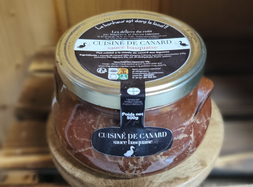 Les Délices du Coin - Canard sauce basquaise 500g