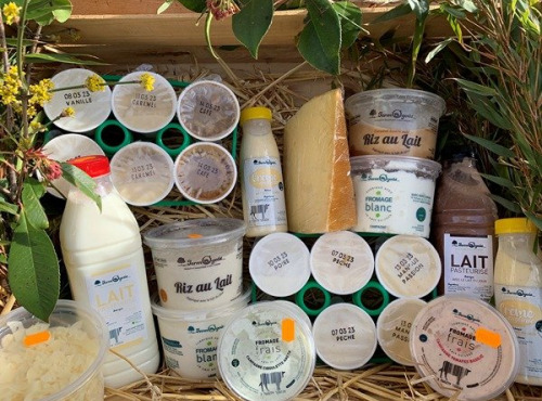 FermOgout - Colis découverte : Fromage, Yaourt, Crème dessert, Lait, Riz au lait, Rapé