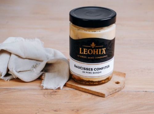Leohia - Saucisses Confites de Porc Basque 520G