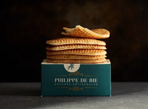 Gaufres Artisanales de Philippe de Bie - Gaufres Spéculoos - 6 Boîtes De 6