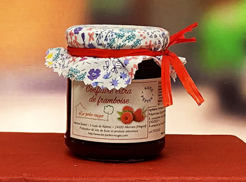 Les Perles Rouges - Confiture Extra De Framboise Épépinée