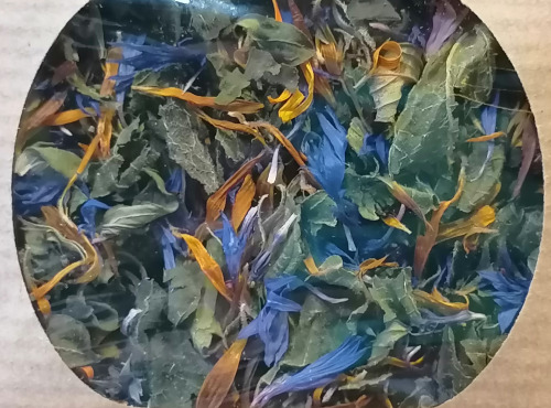 Les Jardins du Mas de Greil - Ortie-menthe-souci-bleuet, Tisane Composée