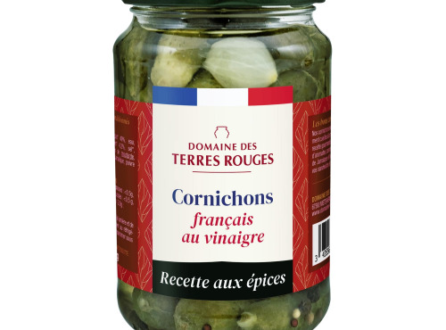 Domaine des Terres Rouges - Cornichons Français au Vinaigre & Epices 37 CL