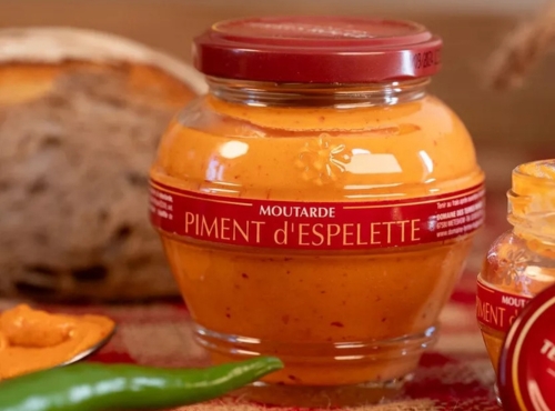 Domaine des Terres Rouges - Moutarde au Piment d'Espelette 200 g