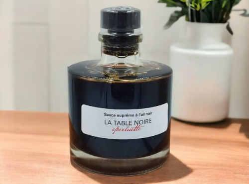 La table noire Eperluette - Sauce suprême à l'ail noir