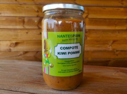 Verger Nantes Prim - Compote Kiwi Jaune/Pomme (750 g)