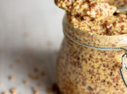 L'OLIVERAIE DU COUDON - Moutarde à l'ancienne BIO pot 200g