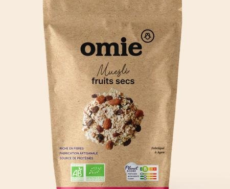 Omie - Muesli fruits secs - avoine français - 340 g