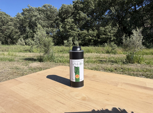 Le Moulin à Olives d’Éguilles - Huile d'Olive Fruité Vert - AOP Provence - Bidon 250 mL