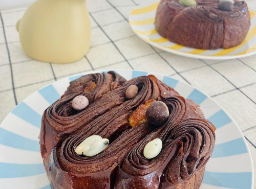 Le Pain d'Hervé - Panier Feuilleté Cacao & Frangipane