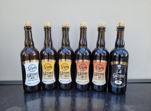 La Gâtine - Assortiment de bières 6x75 cl :  1 Blanche, 2 Blondes, 2 Ambrées Et 1 Brune