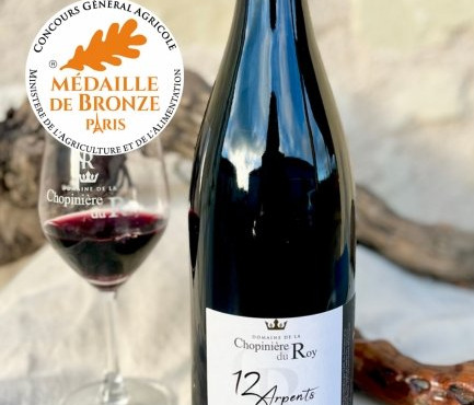 Domaine de la Chopinière du Roy - Vin rouge Saint Nicolas de Bourgueil - Cuvée 12 arpents 2024 - 6x75cl