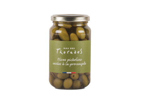 Mas des Thorades - Olives Picholines Cassées à la Provençale - 200g