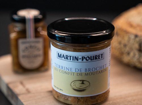 Maison Martin-Pouret - Terrine de brochet au confit de moutarde nature 150g