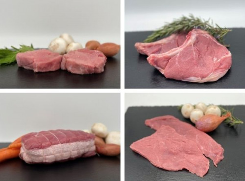 La Ferme d'Autrac - Colis de Veau BIO Prestige de 3kg