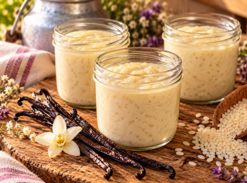 Gaec de l'Elanion - riz au lait fermier vanille X4
