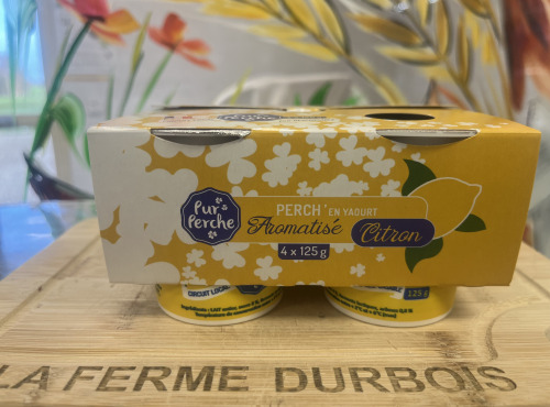 La Ferme Durbois - Yaourts au citron du perche x4