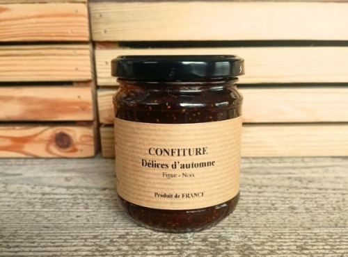 Piments et Moutardes du Périgord - Confiture Figue & Noix 200g