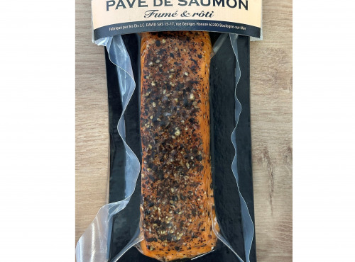 Etablissements JC David - Pavé de saumon fumé au poivre - 120g