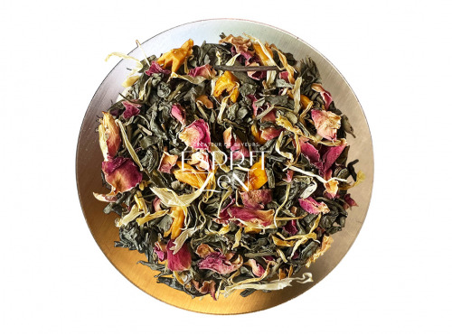 Esprit Zen - Thé Vert "Rêverie sur Le Mékong" - mangue - mangoustan - passion - Sachet 100g
