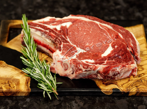 Boucherie Charcuterie Traiteur Lionel Ghérardi - Côte de Boeuf Limousine Label Rouge marinée à l'échalote - 1200g