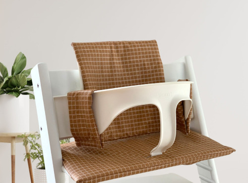 Timouny - Coussin Cassonade pour chaise haute Tripp Trapp