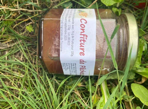 Des Poules et des Vignes à Bourgueil - Confiture de pêches