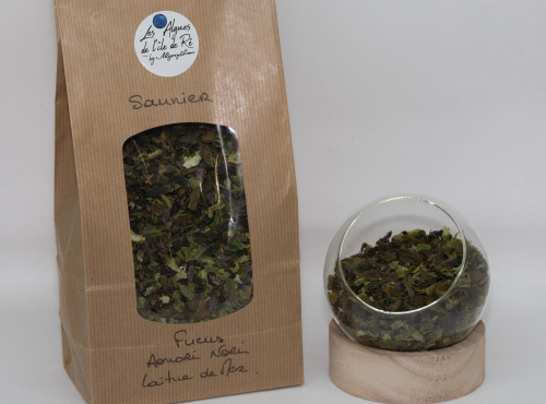 Les Algues de l'Île de Ré - Sachet Découverte Paillettes Mélange Saunier - Fucus, Laitue De Mer, Aonori, Nori - 10g