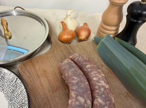 L’Echo Paysan - Saucisse fraîche du Cantal x2