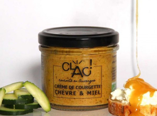 CLAC Conserverie - Crème de courgette chèvre & miel 100g