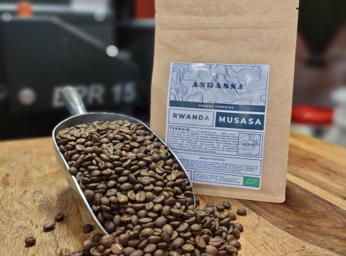 Brûlerie de Melun-Maison Anbassa - Café Musasa Rwanda BIO-Mouture Filtre