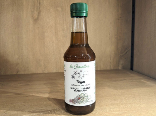 Ferme Joos - Sirop de thym bio 25 cl : La Casseline