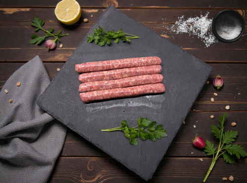 Ferme des Gravelines - Saucisse de poulet fermier BIO nature – x4